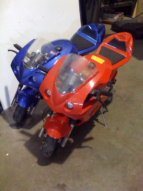 my mini bike from graduation, how fast u think they go, and are they pretty decent? Photo11