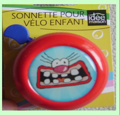 SONNETTE DE VELO ENFANT Captur78