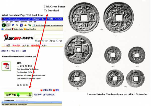 Amulette Vietnamienne "Monnaie Perpétuelle du Ciel". Talach10