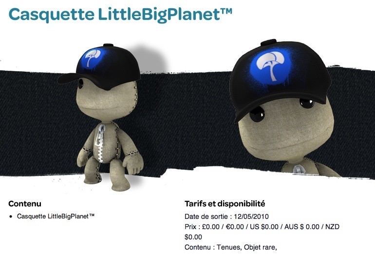 49e session : Casquette LittleBigPlanet™ Image_16