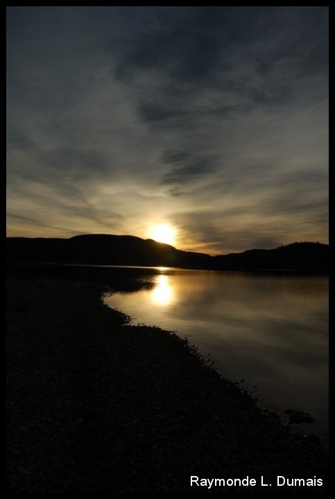 coucher de soleil sur le lac Dsc_5913