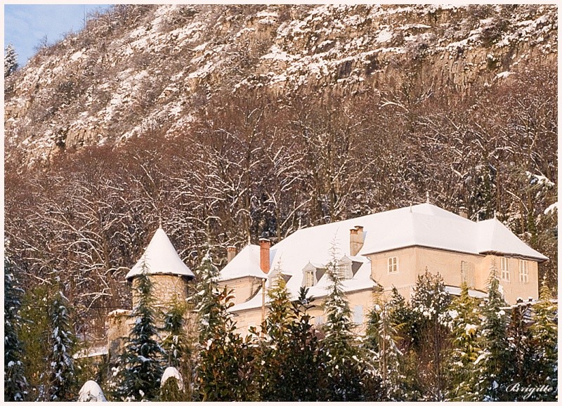 Château sous la neige Chatea10