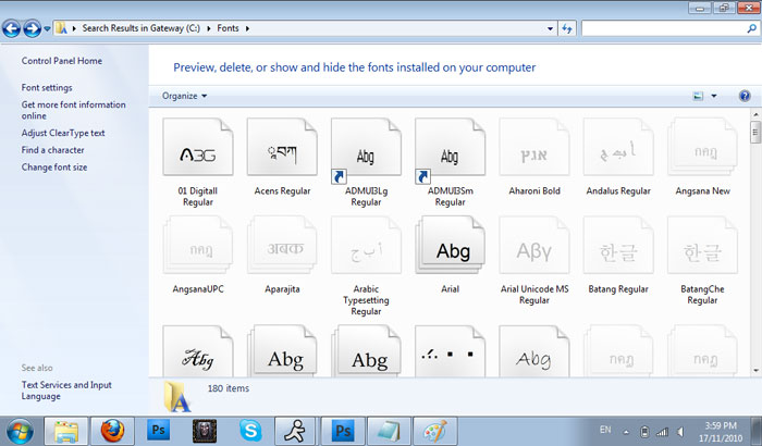 How to Install a Font Instal11