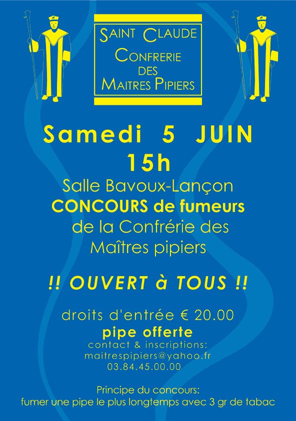 Samedi 5 Juin Concours de Fumeurs à St Claude Affich10