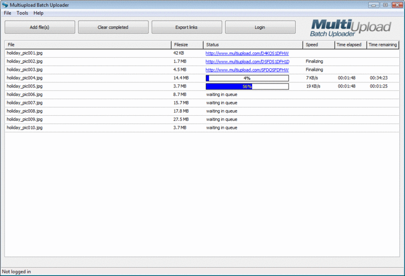 تحميل برنامج رفع الملفات MultiUpload و 4Shared4 311