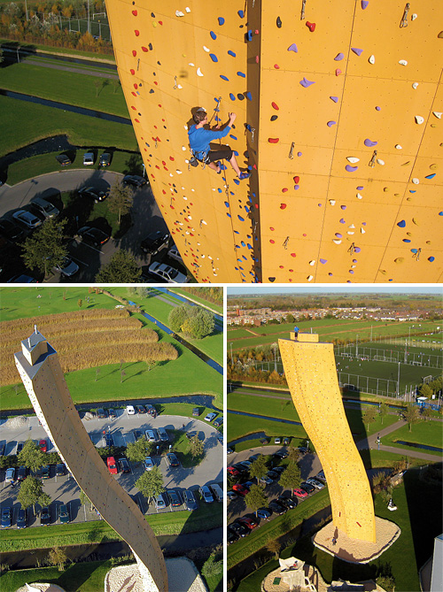 Excalibur, le mur d’escalade le plus haut du monde (Groningen, Pays Bas) Excali10