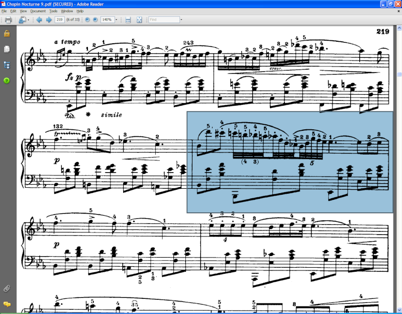 Chopin's Nocturne in Eb Major (Op 9 No 2) Noctur10