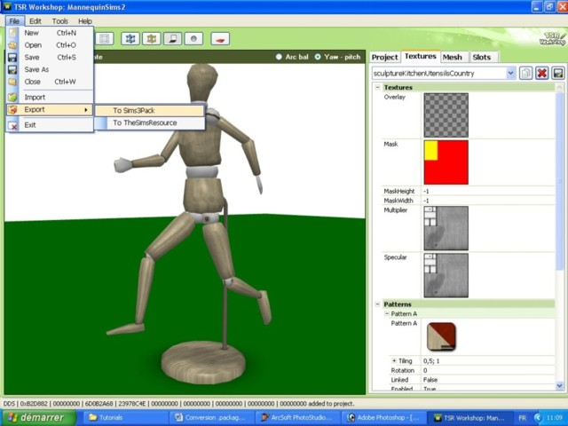 [Apprenti] TSR Workshop -  Convertir un package de Sims 2 pour sims 3. 2010