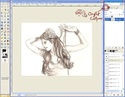 Extraire et Colorier un Line dans GIMP Tutogi27