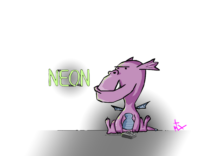 Baby dragon ^^ Neon210