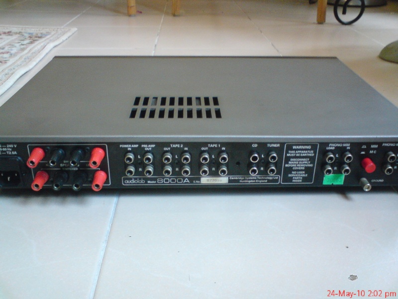 Audiolab 8000A MK1 Integrated Amplifier (Used)SOLD Dsc00511