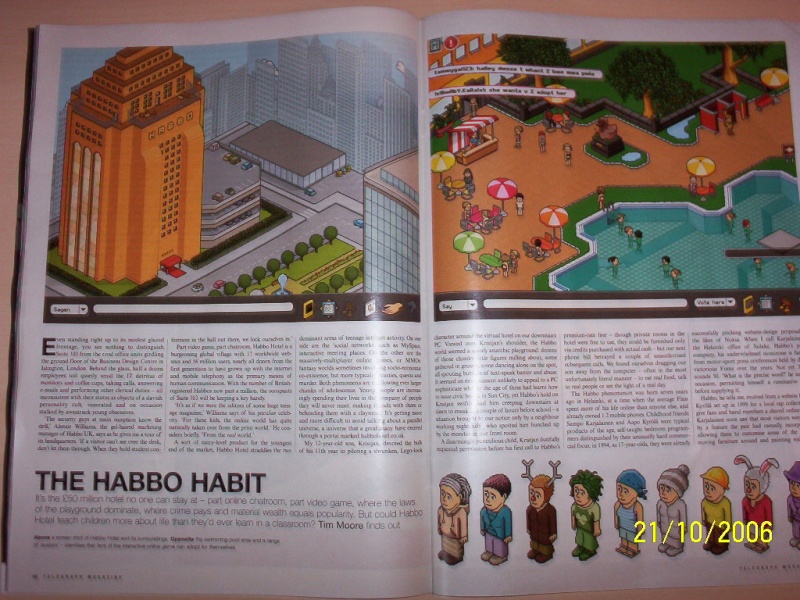 Habbo Back in Time - Prime foto di habbo hotel su una rivista. 8ygynq10