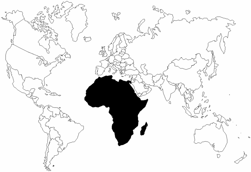 Afrique et Madagascar (régions concernées) Zoogeo15