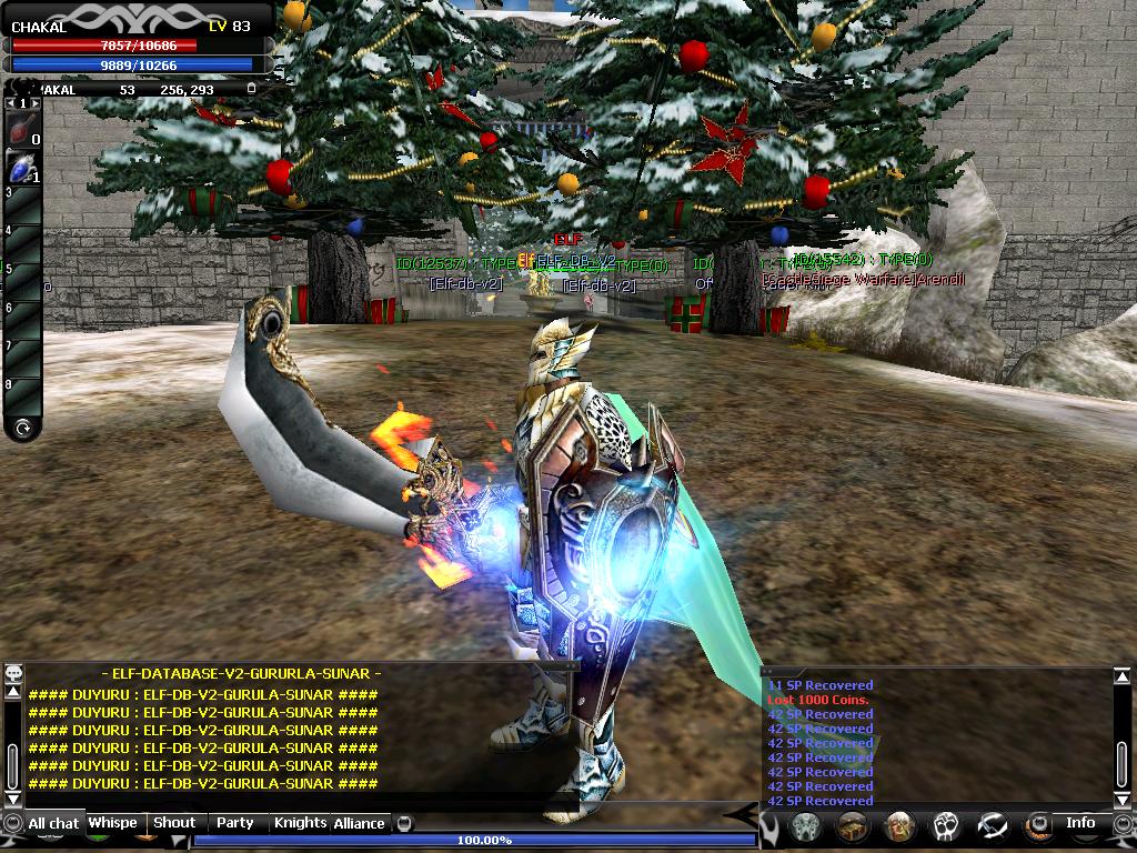 Elf-db-v2 Şok Şok Şok 2010 yılının db si angel chaos itemler Christmas maradon cok özel 1 database Elf1110