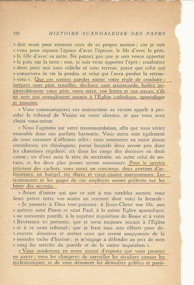 Aujourd'hui nous  examinerons l'histoire du pape Pie V (1565) Numari69