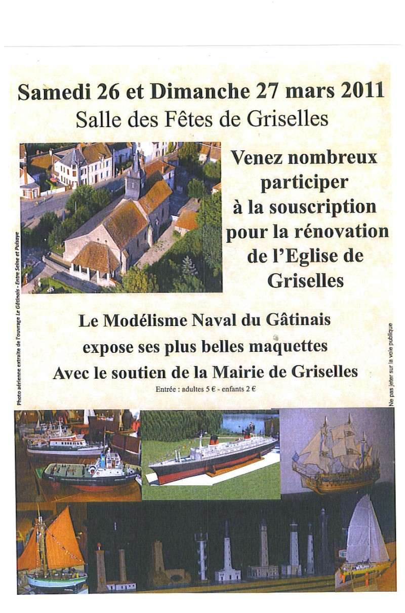 Griselles (45) , 26 et 27 mars 2011 Affich10