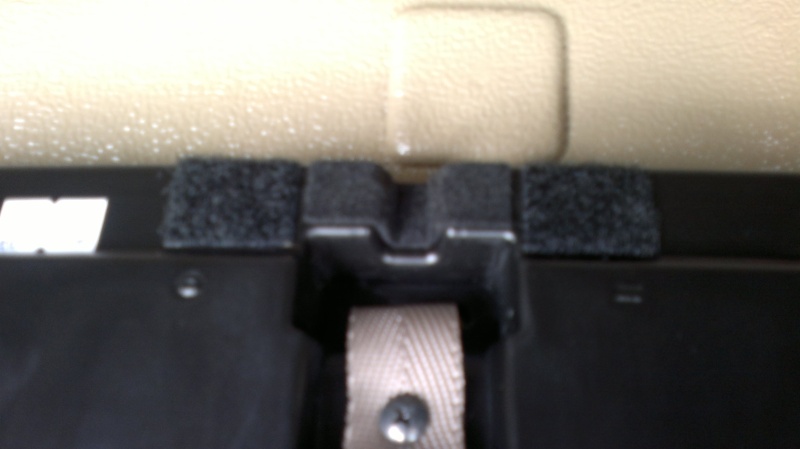 How to use velcro to secure hidden rear cargo cover  20032012