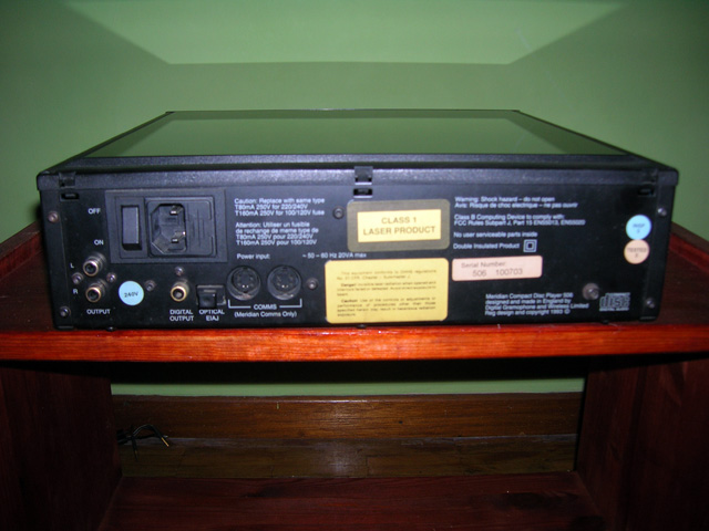 Meridian 506 CD player (used) - SOLD Meridi11