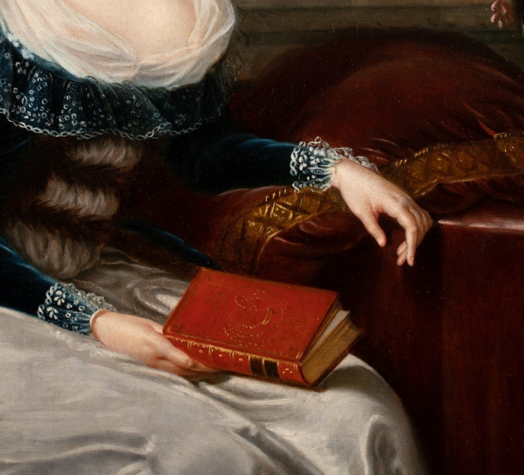 Portraits de Marie-Antoinette au livre, en robe bleue, par et d'après Vigée Le Brun (1785 - 1788 ?) - Page 2 88264212