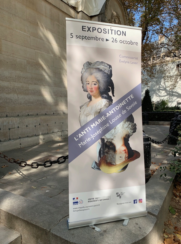 Exposition « L'anti Marie-Antoinette : Marie-Joséphine Louise de Savoie » à la chapelle expiatoire Captu312