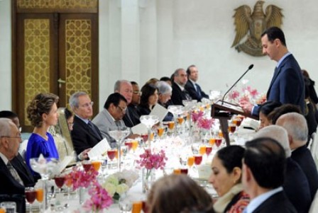 الرئيسـان الأسـد وديفيسـينغ باتيل يبنيان المزيد من جسـور التواصل بين البلدين 20101110