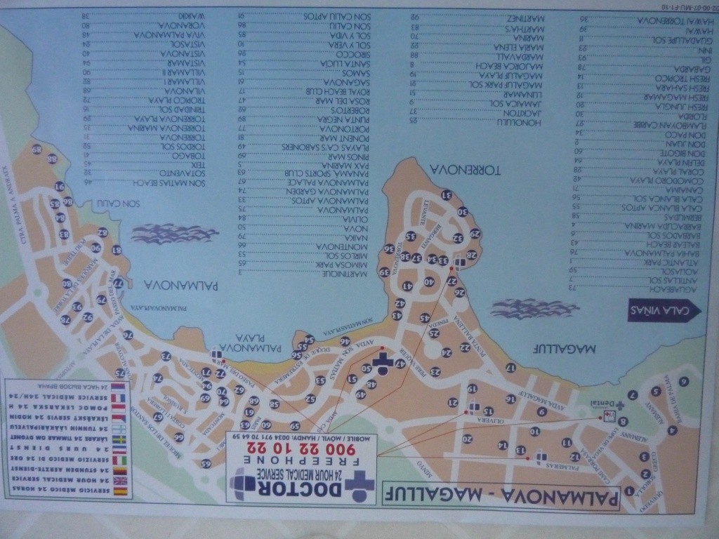 Map of most Hotels in Magaluf / Palma Nova (for 2011 meet up) 01010