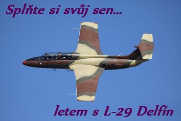 Unikátní zážitek - let proudovým letounem L-29 L29ban10