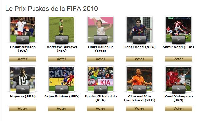 Le Prix Puskás de la FIFA 2010 / Le But de l'année Sans_t13