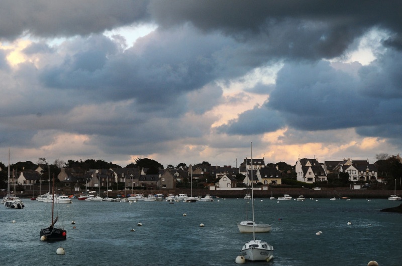 Ciel tourmenté sur le port de Ploumanac'h Dsc_5810