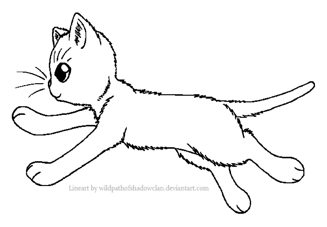 Lineart Kittehs!!! Windcl10