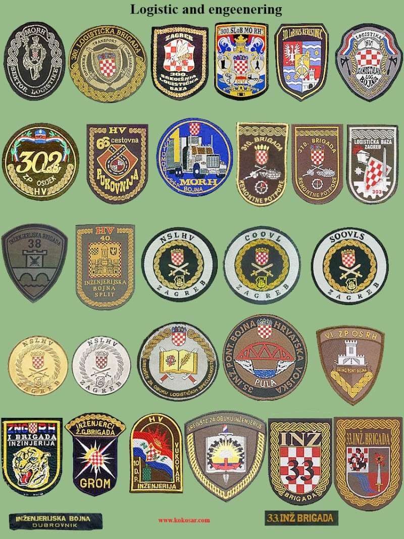 Croatian armed forces insignias Cro-211