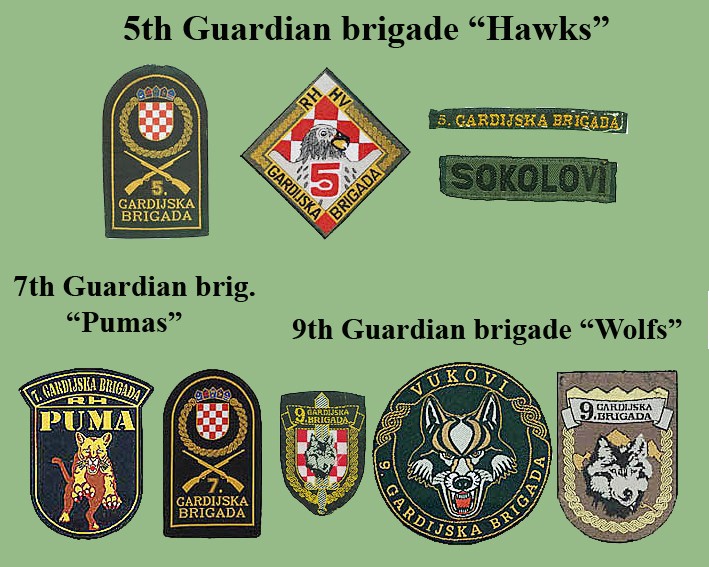 Croatian armed forces insignias Cro-gb10