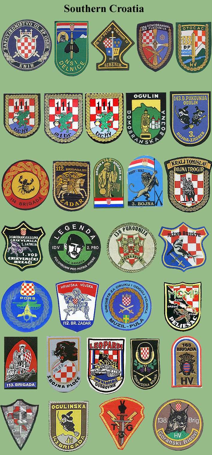 Croatian armed forces insignias Cro-jh10