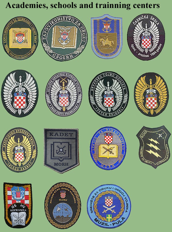 Croatian armed forces insignias Cro-sk10