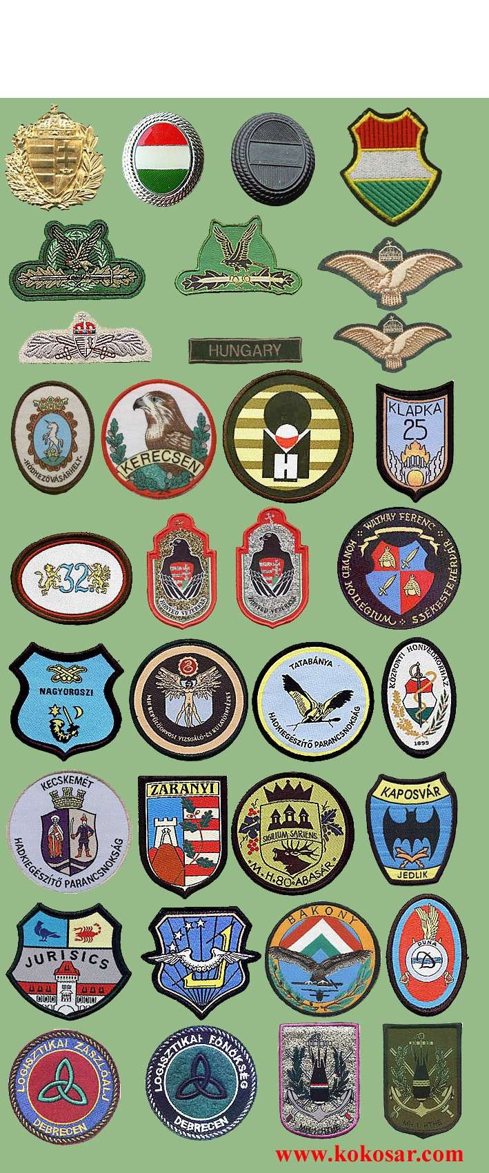 Hungarian military insignias Madars10