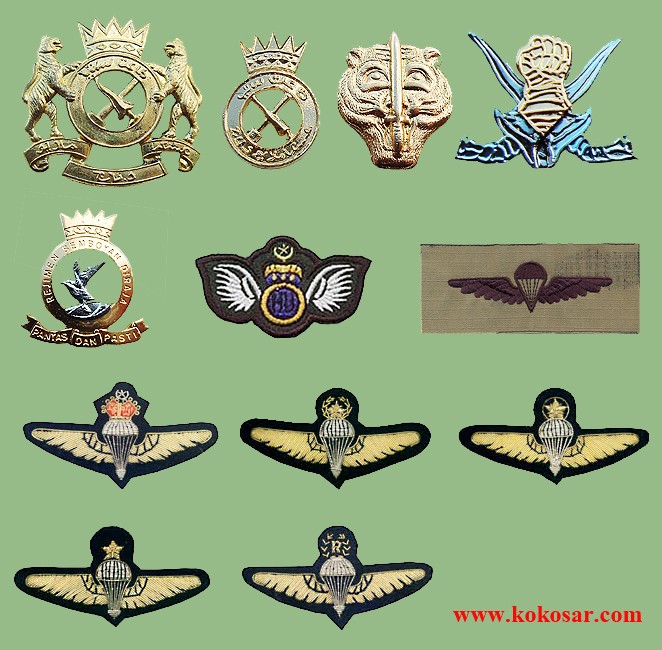 The Malaysian Armed Forces insignias Malezi10