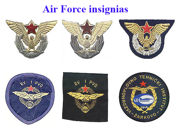 Yugoslav National Army insignias Sfrj-a11