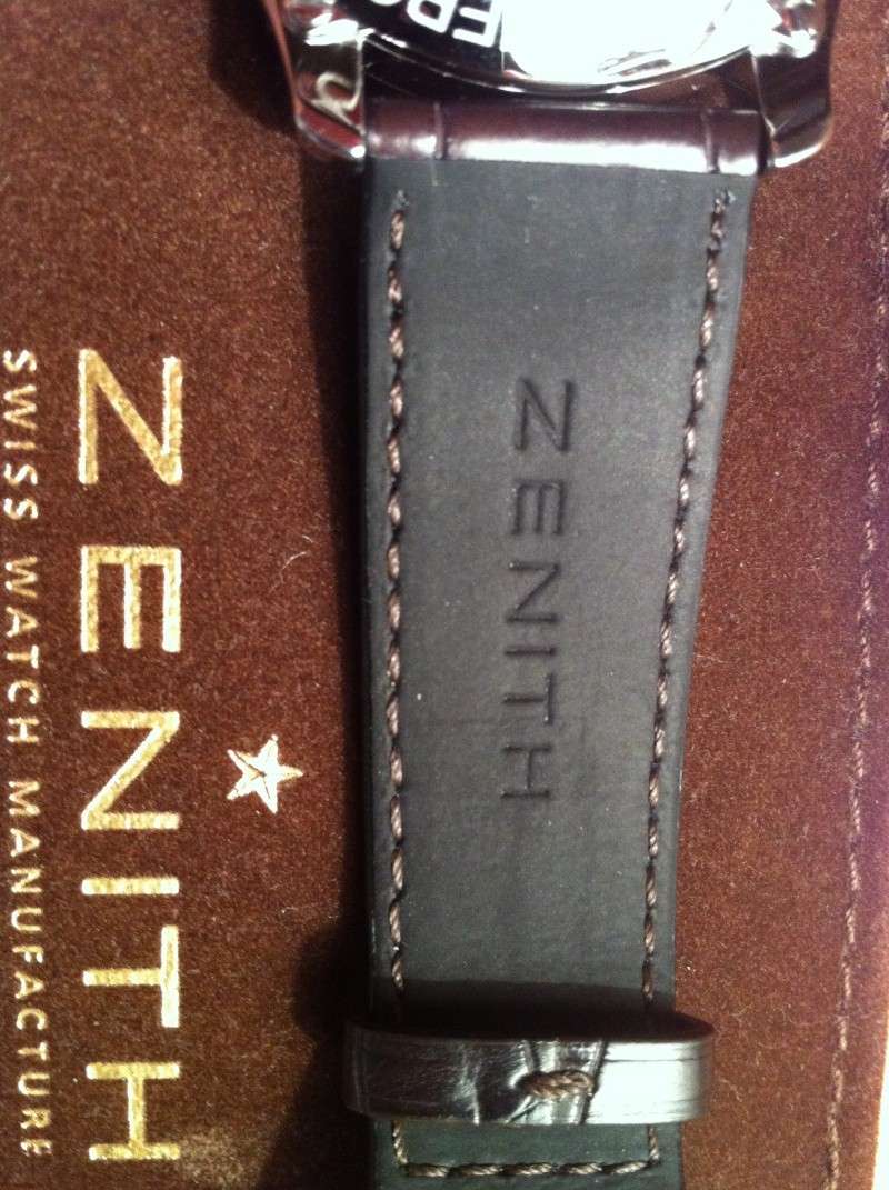 Caoutchouc, cuir ou acier sur votre Zenith ? Bracel12
