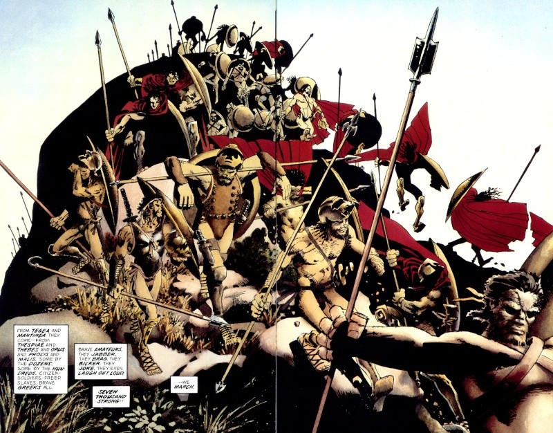 300, GRAPHIC NOVEL BY FRANK MILLER 300-0311