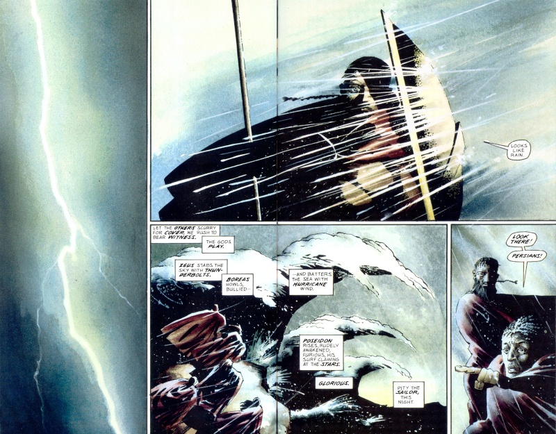 300, GRAPHIC NOVEL BY FRANK MILLER 300-0314