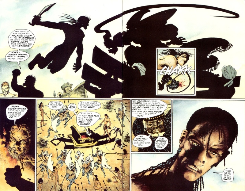 300, GRAPHIC NOVEL BY FRANK MILLER 300-0420