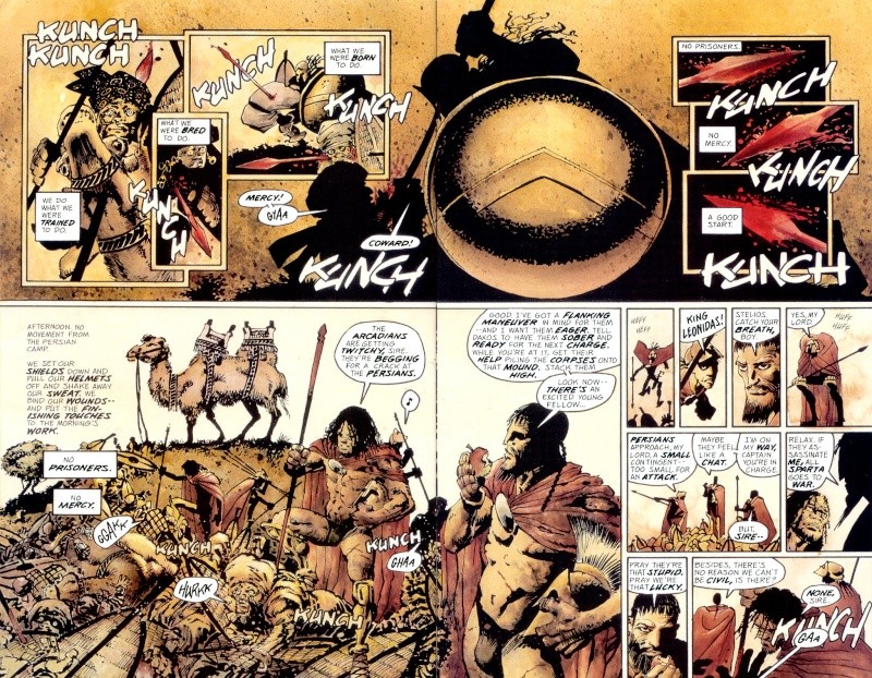 300, GRAPHIC NOVEL BY FRANK MILLER 300-0619