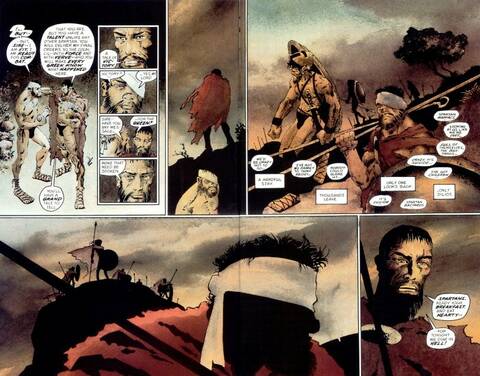 300 Graphic Novel By Frank Miller