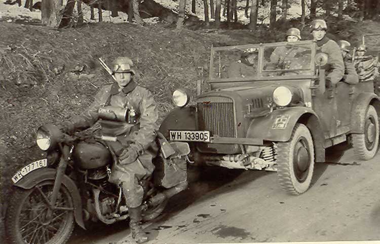 Мерседес мотоцикл 1941