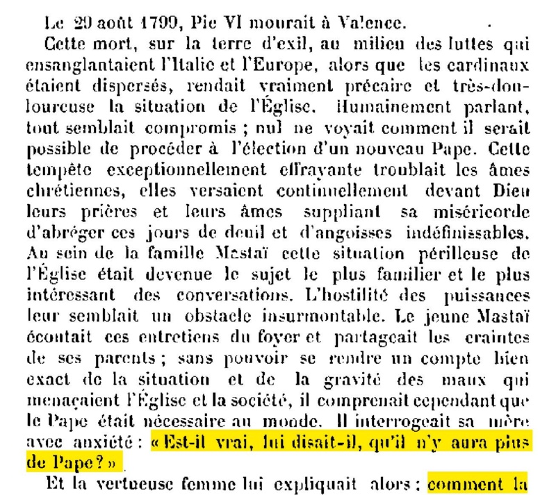 L'indéfectibilité de l'Eglise, selon les textes doctrinaux du Magistère - Page 3 Pie_ix10