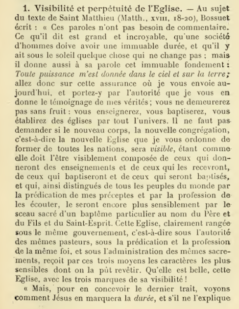 Extraits du Catéchisme Romain, 1906, par le Chanoine Georges Bareille ( 1854-1928 ) Visi110