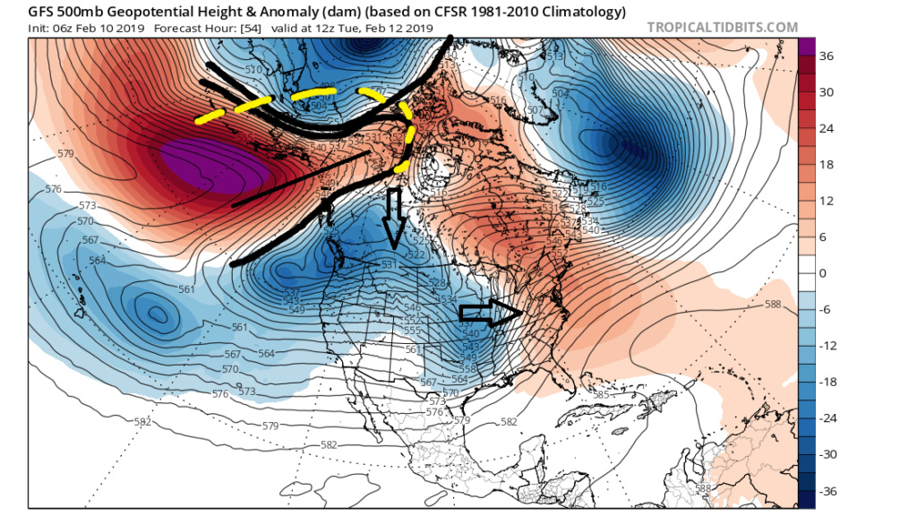 Feb. 11-12 2019 Wintry Mix Event 500mb10