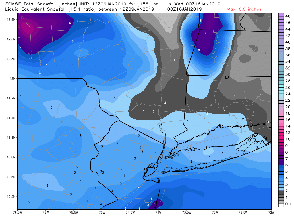 JAN 12th-13th 2019 Snow threat - Page 2 Ecmwf_48