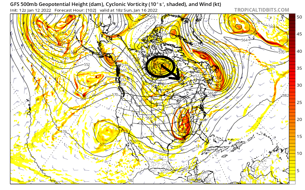 Momentum building for possible storm on JAN 16th? - Page 6 Gfs_z525