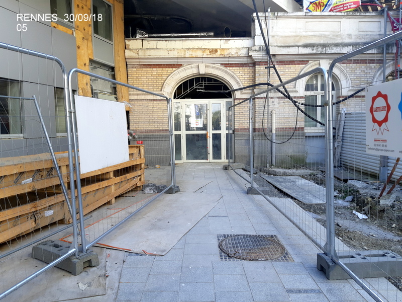 Gare de Rennes Point chantier 28 septembre 2018 1-201866